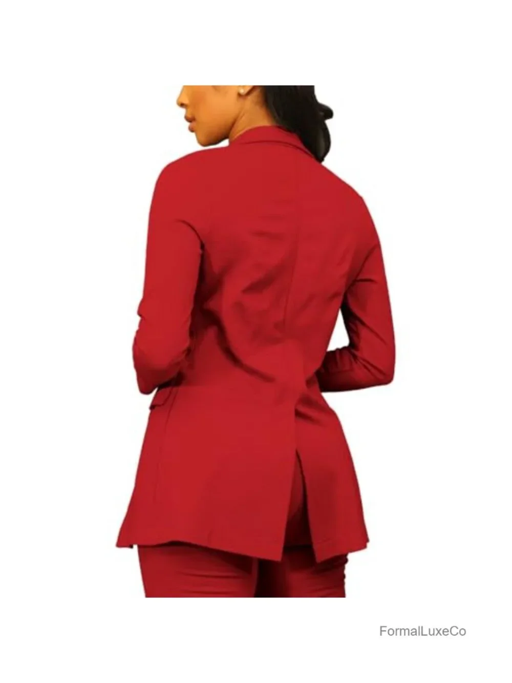 Casual Open Front Long Sleeve Work Business Blazer Jacket